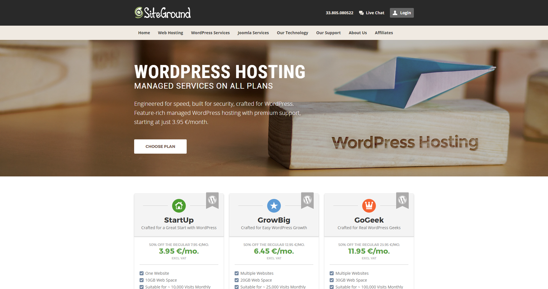 Wordpress-siteground