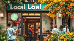 Illustration des avantages d'un nom de domaine local pour la visibilité en ligne