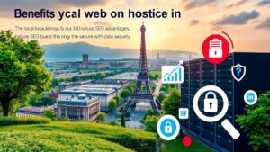 Illustration des avantages de l'hébergement web local en France