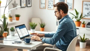 Une personne comparant des services d'hébergement web français abordables.