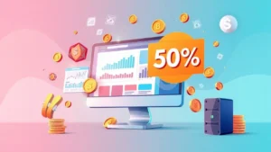 Illustration d'offres d'hébergement web à prix réduit