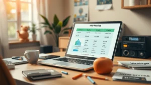 Une image illustrant différentes options d'hébergement web avec un accent sur la réduction des coûts.