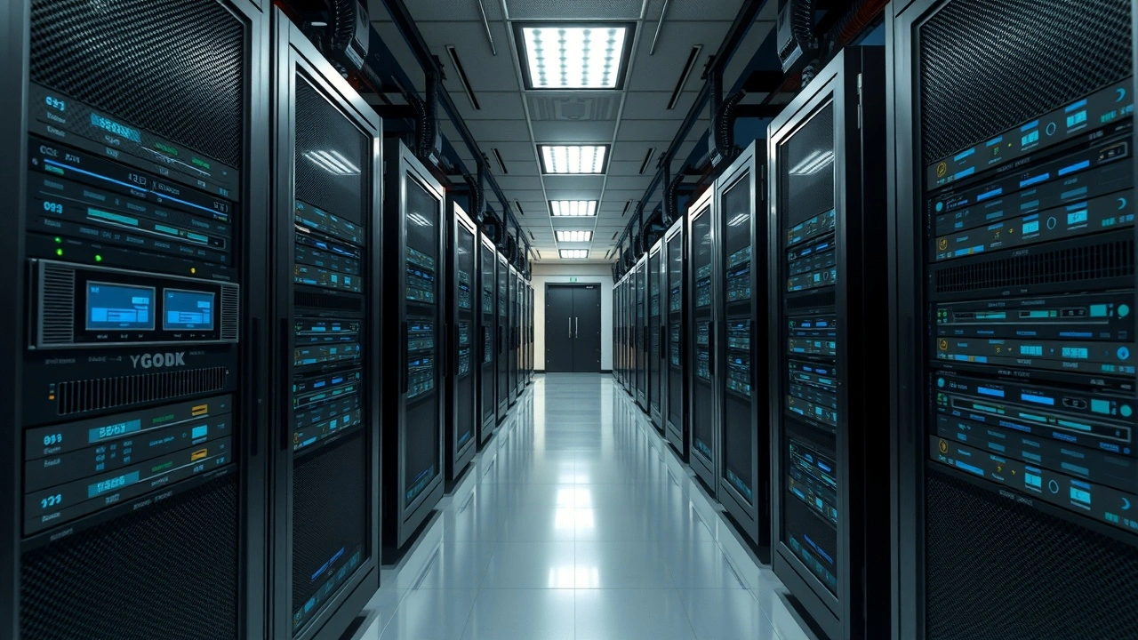 serveurs dhebergement web dans un centre de donnee moderne
