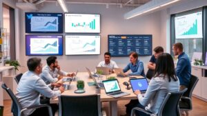 Comparaison des services d'hébergement pour les entreprises en démarrage dans un bureau moderne