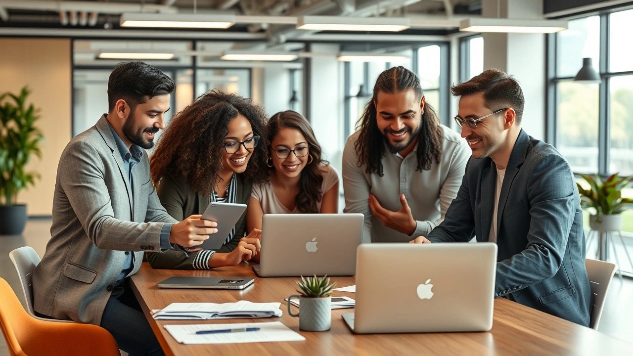 groupe de personnes discutant de lhebergement web
