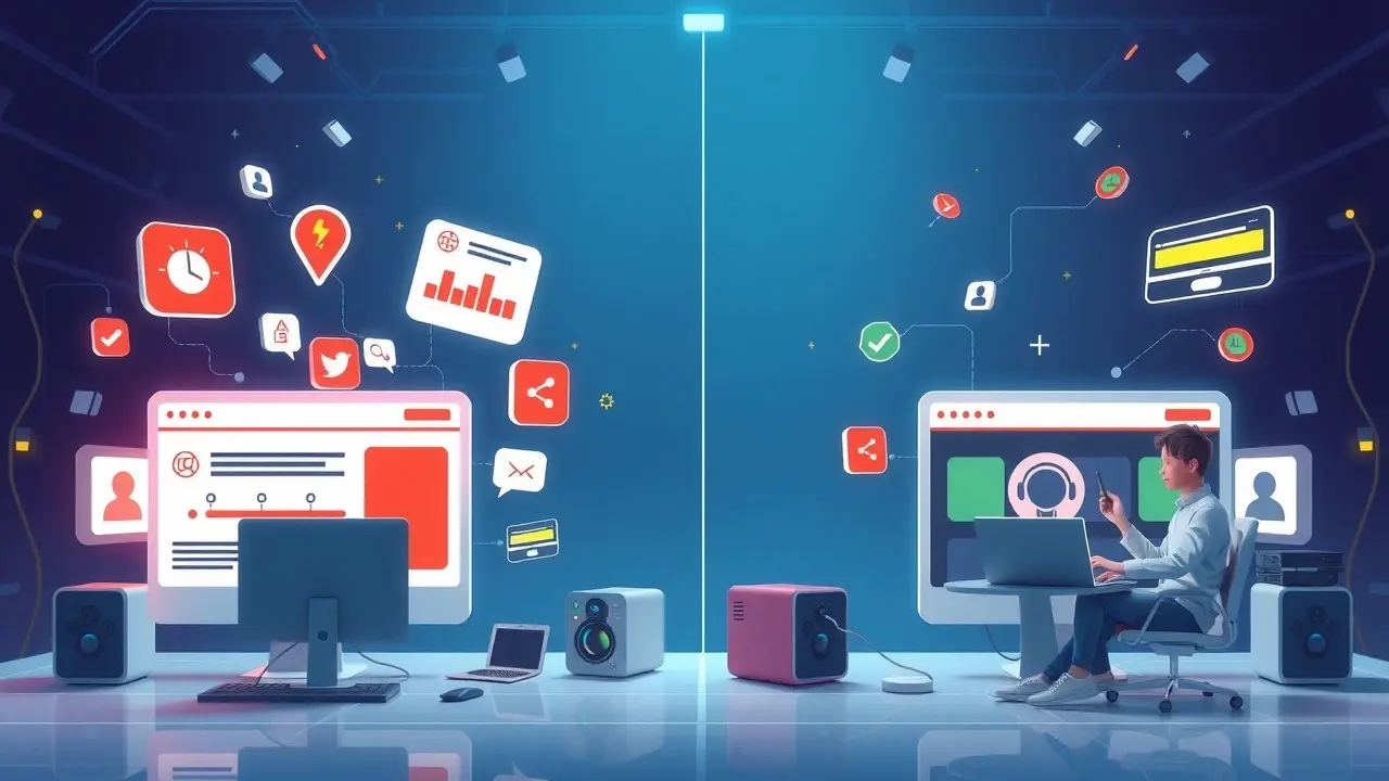 Illustration des impacts d'un mauvais hébergement sur la performance d'un site