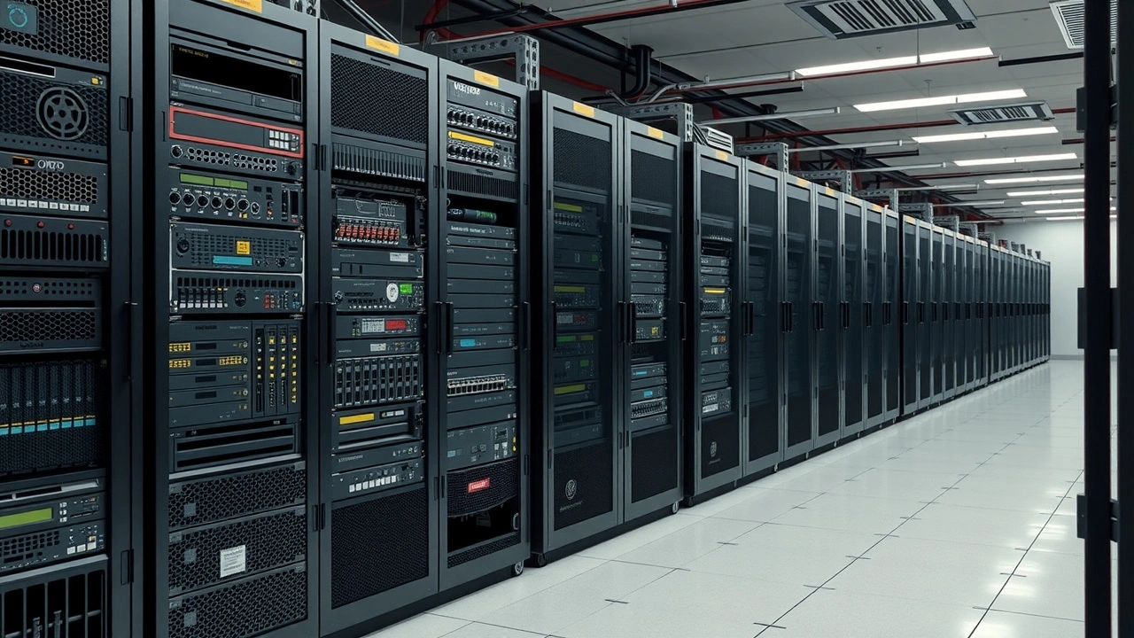 matériel informatique dans un centre de données