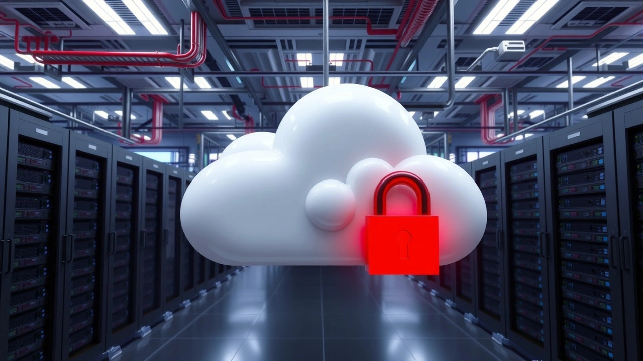 serveur cloud avec equipements de securite