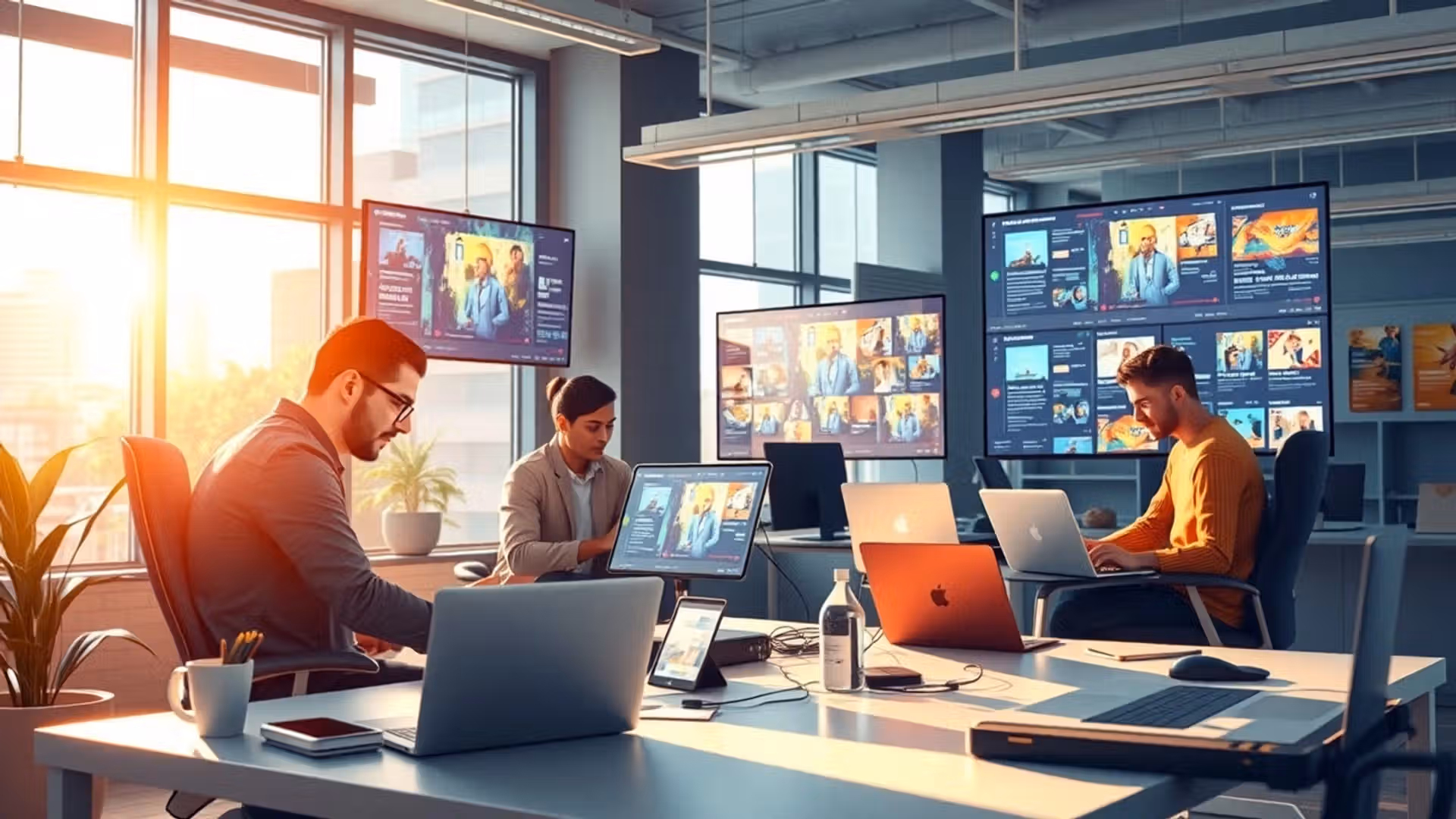 Illustration d'un service d'hébergement web sur mesure pour les créateurs en 2025.