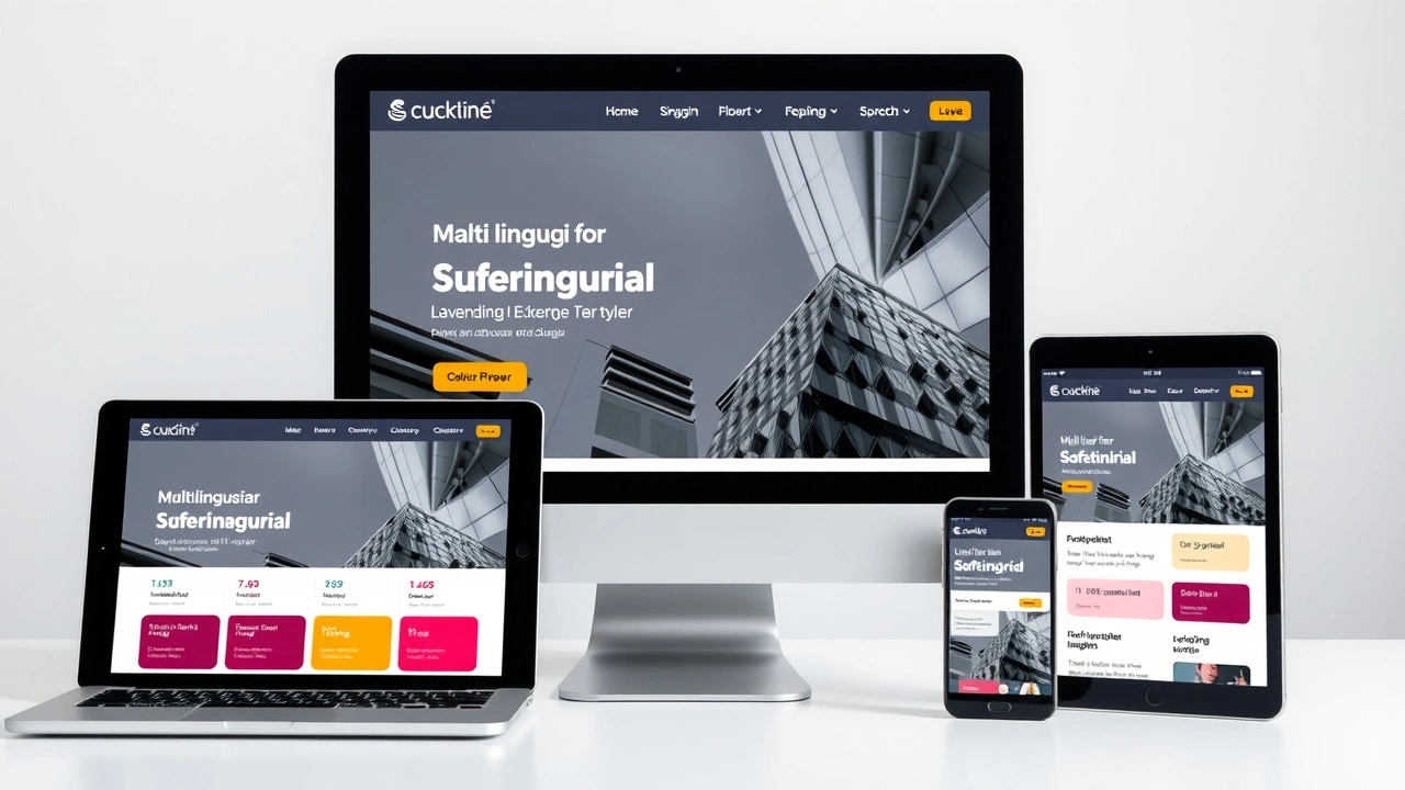 site web multilingue sur plusieurs appareils