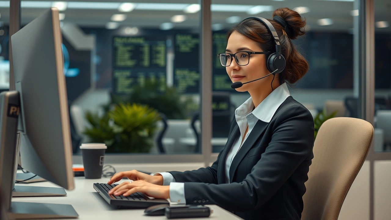 représentant du support technique de LWS au travail