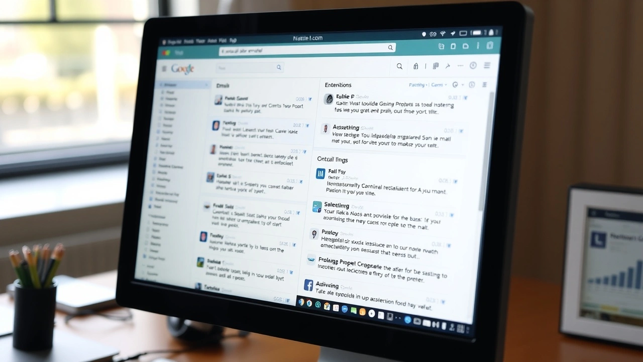 une image d'une boîte de réception d'email