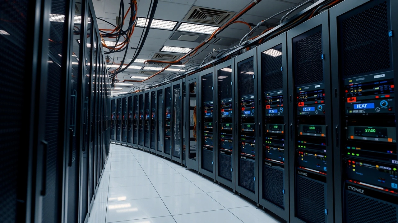 infrastructure de serveur d'hébergement web moderne