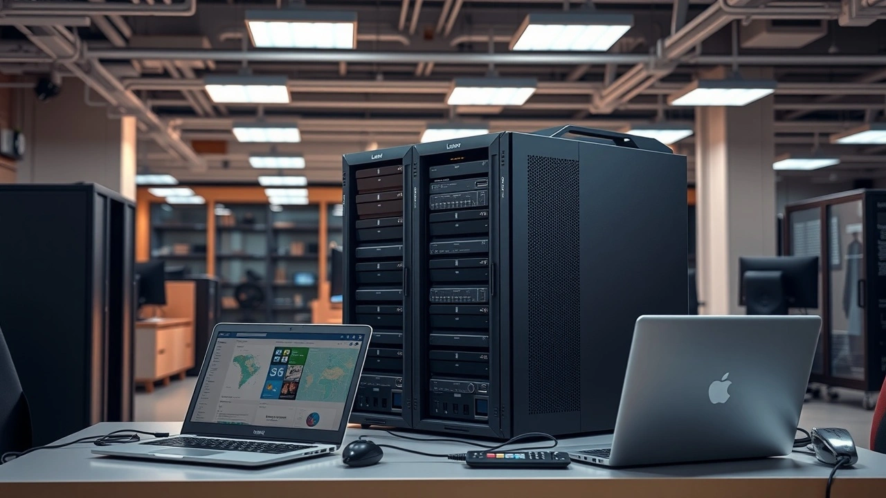 serveur d'hébergement web LWS dans un bureau