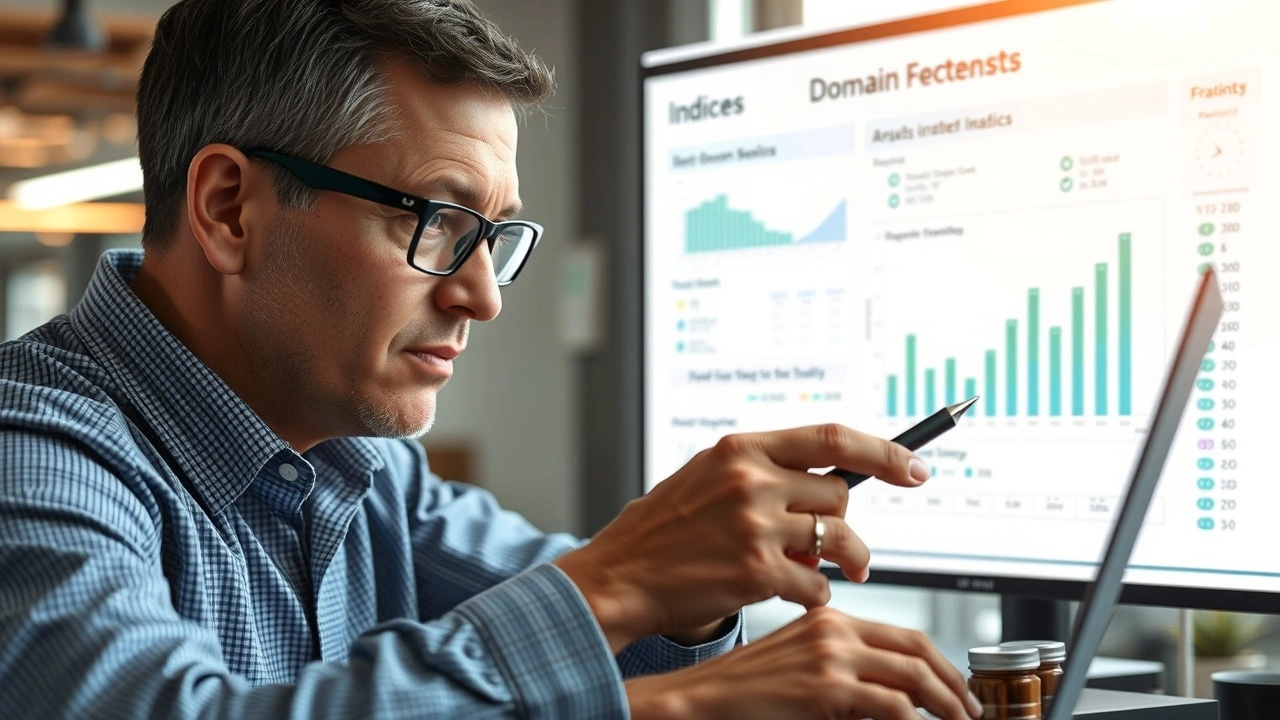 person analysant des coûts pour les candidatures de noms de domaine