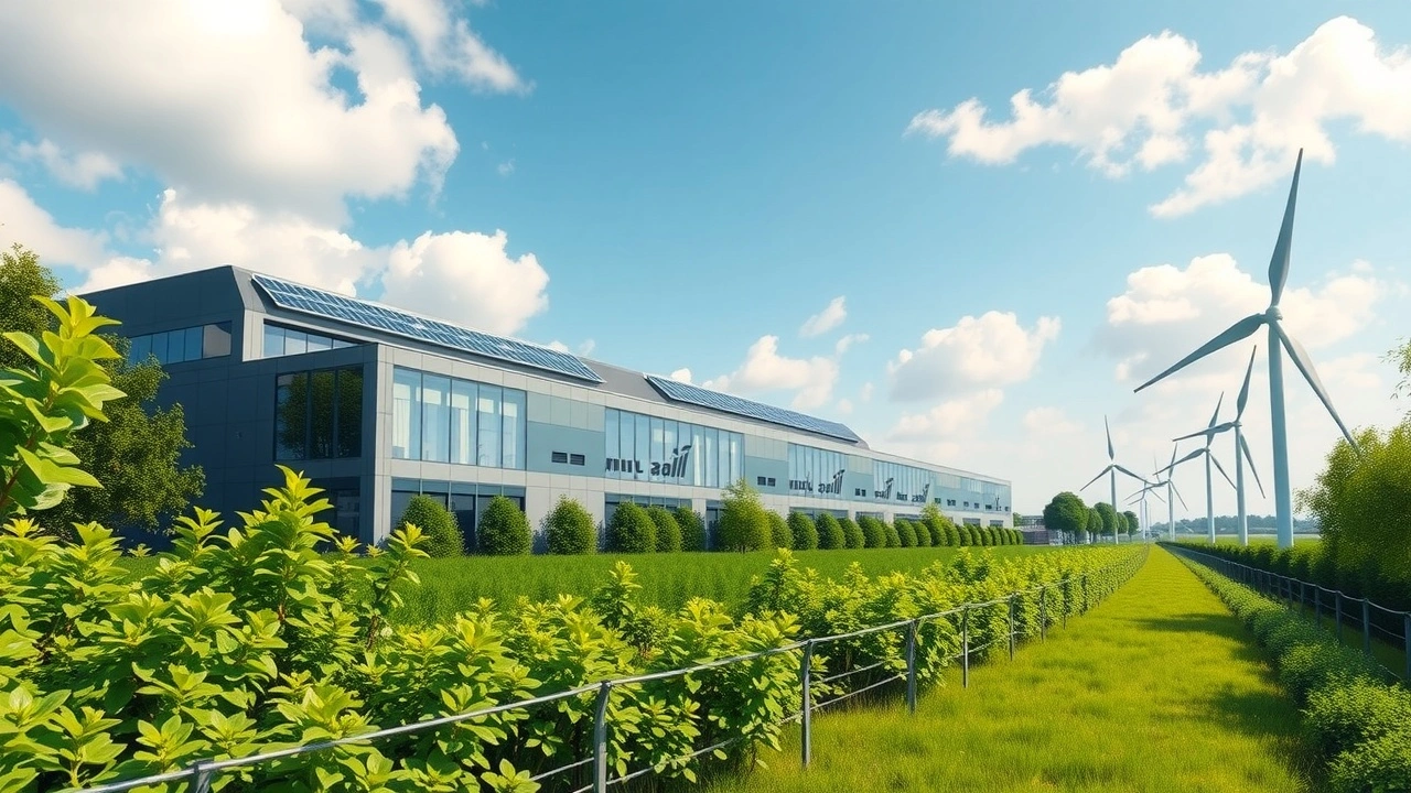 Centre de donnees moderne avec des pratiques durables en France