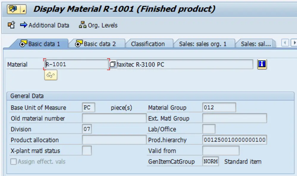 configurer GOS dans SAP